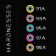 Radar Halo Alloy Wheels 59mm (Pack of 4)