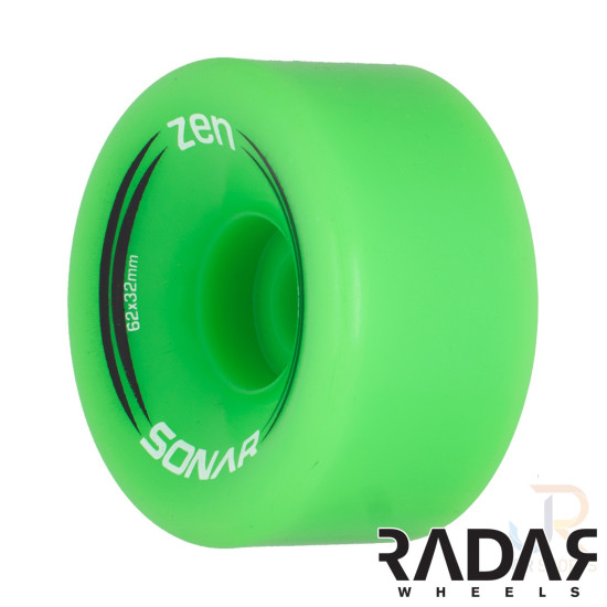 Radar Sonar Zen Outdoor Wheels 62mm 85A (Pack of 4)