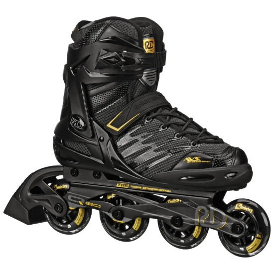 Roller Derby Aerio V2 Q-60 In Line Skates Black/Gold
