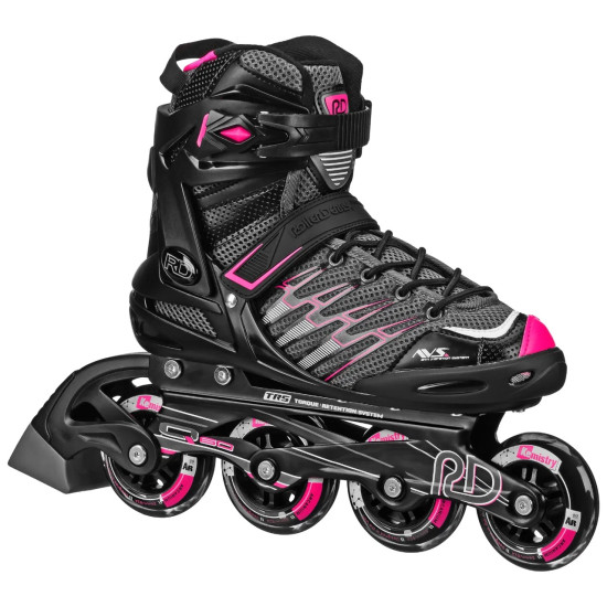 Roller Derby Aerio V2 Q-60 In Line Skates Black/Pink