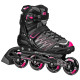 Roller Derby Aerio V2 Q-60 In Line Skates Black/Pink