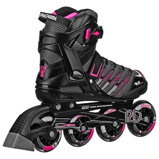 Roller Derby Aerio V2 Q-60 In Line Skates Black/Pink