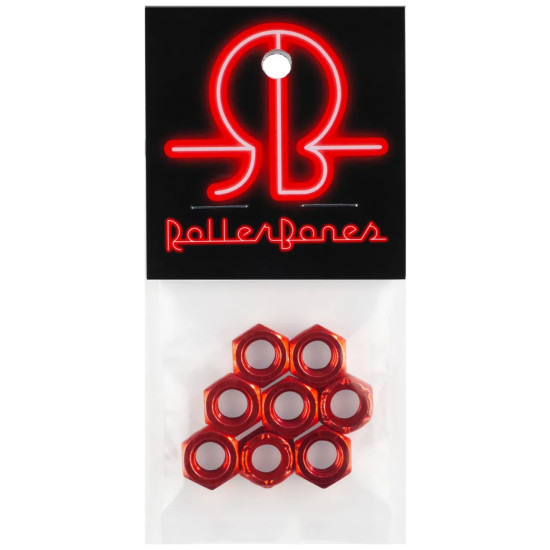 Rollerbones Axle Nuts 8mm (Pack of 8)