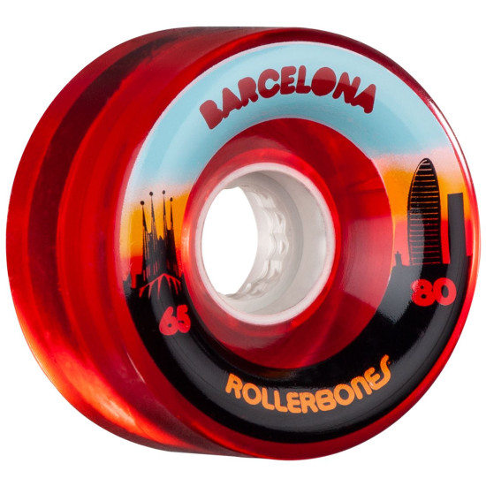 Rollerbones Quad Wheels Barcelona Outdoor 80A 8 Pack