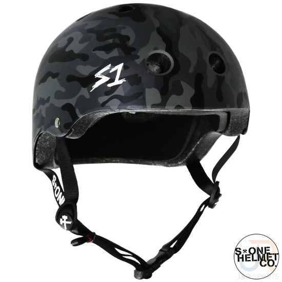 S1 Lifer Helmet Matt Black Camo