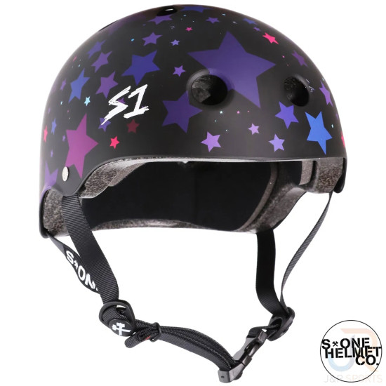 S1 Lifer Helmet Matt Black Stars