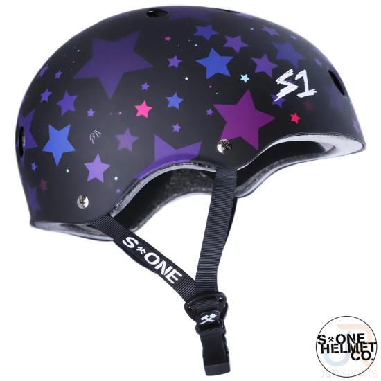 S1 Lifer Helmet Matt Black Stars