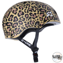 S1 Lifer Helmet Matt Tan Leopard Print 