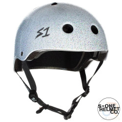 S1 Lifer Multi Impact Helmet - White Gloss Glitter