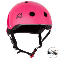 S1 Mini Lifer Multi Impact Kids Helmet - Hot Pink Gloss