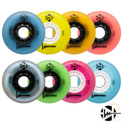 Luminous LED Light Up Inline Skate Wheels 76mm 
