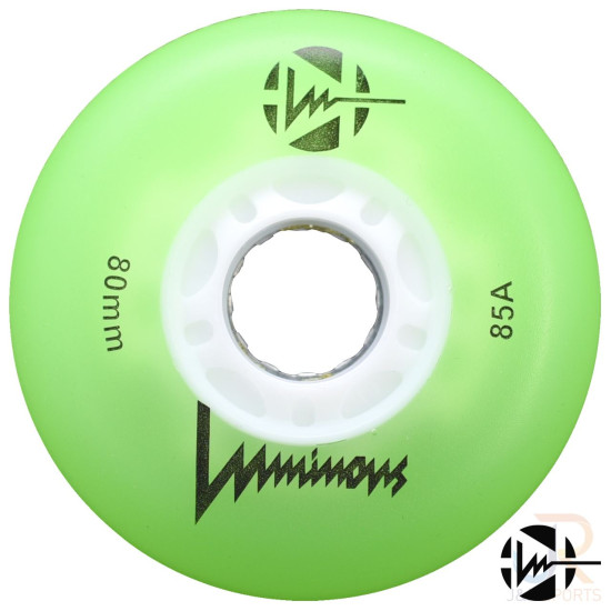 Luminous LED Light Up Inline Skate Wheels 80mm 