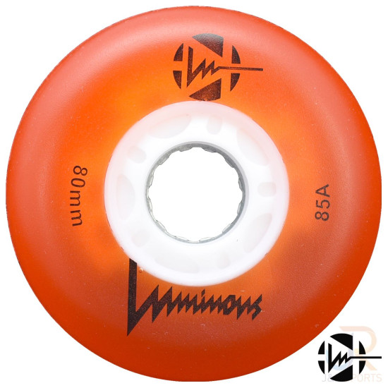 Luminous LED Light Up Inline Skate Wheels 80mm 