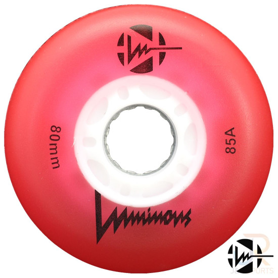 Luminous LED Light Up Inline Skate Wheels 80mm 