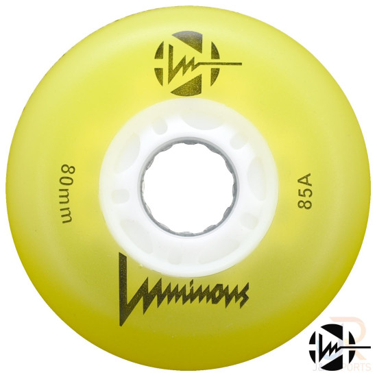 Luminous LED Light Up Inline Skate Wheels 80mm 