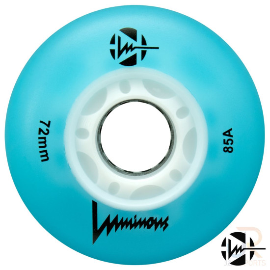 Luminous LED Light Up Inline Skate Wheels 72mm 