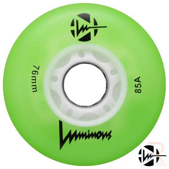 Luminous LED Light Up Inline Skate Wheels 76mm 