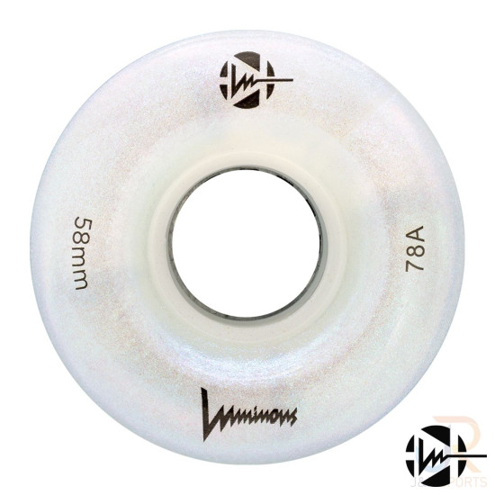 Luminous LED Light Up Quad Skate Wheels 58mm (Pack of 4)