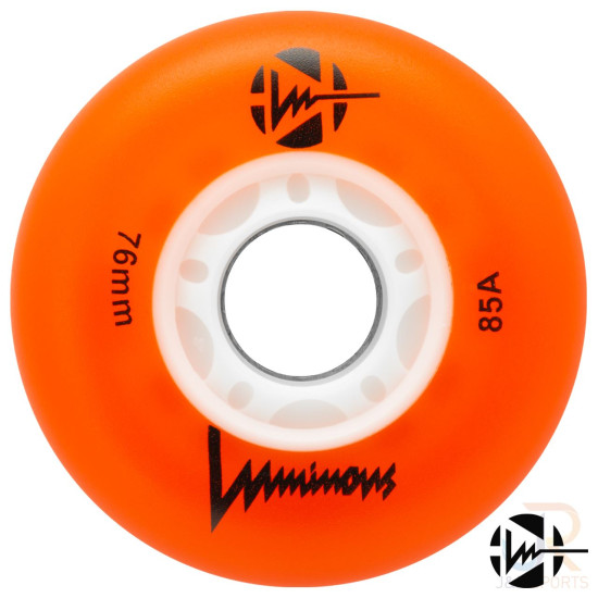 Luminous LED Light Up Inline Skate Wheels 76mm 