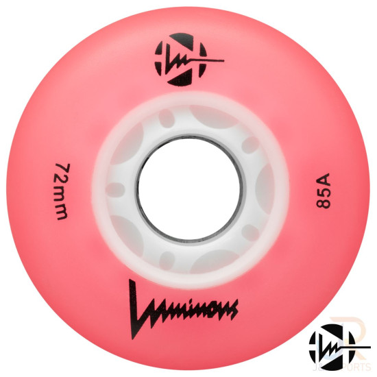 Luminous LED Light Up Inline Skate Wheels 72mm 