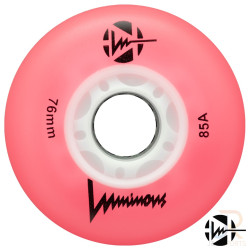 Luminous LED Light Up Inline Skate Wheels 76mm 