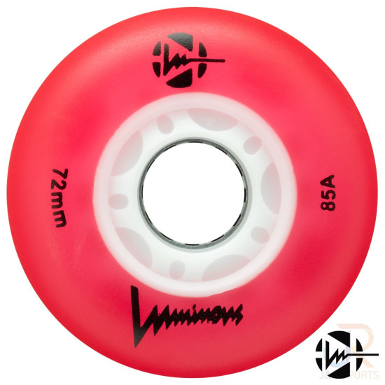 Luminous LED Light Up Inline Skate Wheels 72mm 