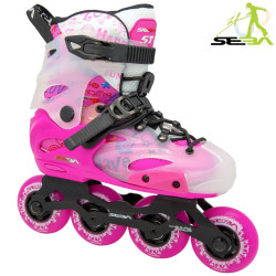 Seba ST MX Adjustable  Junior Inline Roller Skates Pink