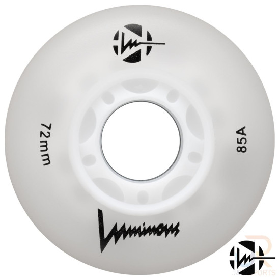 Luminous LED Light Up Inline Skate Wheels 72mm 