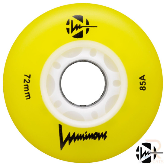 Luminous LED Light Up Inline Skate Wheels 72mm 