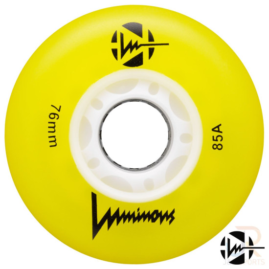 Luminous LED Light Up Inline Skate Wheels 76mm 