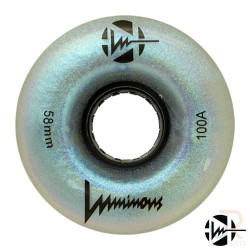 Luminous LED Light Up Quad Skate Wheels 58mm (Pack of 4)