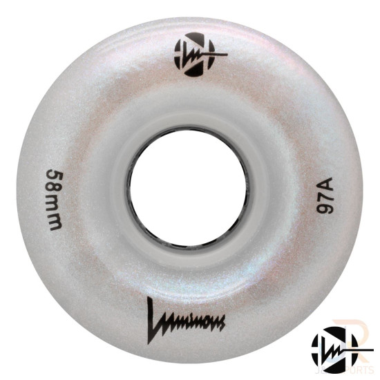 Luminous LED Light Up Quad Skate Wheels 58mm (Pack of 4)