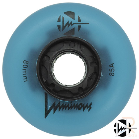 Luminous LED Light Up Inline Skate Wheels 80mm 