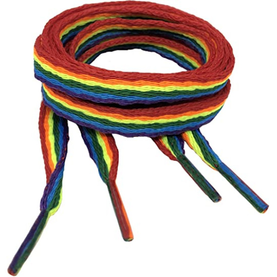 Rainbow Roller Skate Laces 210cm
