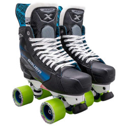 Bauer X Quad Roller Skates - Custom - Sure-Grip Avanti/Avenger Plate