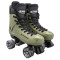 Supreme Turbo 33 Quad Roller Skates - Army Green with Airwave Wheels