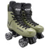 Supreme Turbo 33 Quad Roller Skates - Army Green with Airwave Wheels
