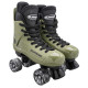 Supreme Turbo 33 Quad Roller Skates - Army Green with Airwave Wheels