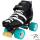 Riedell 265 Vendetta Derby Quad Skates Black Width B/AA