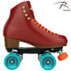 Riedell Outdoor Crew Quad Roller Skates - Crimson Red