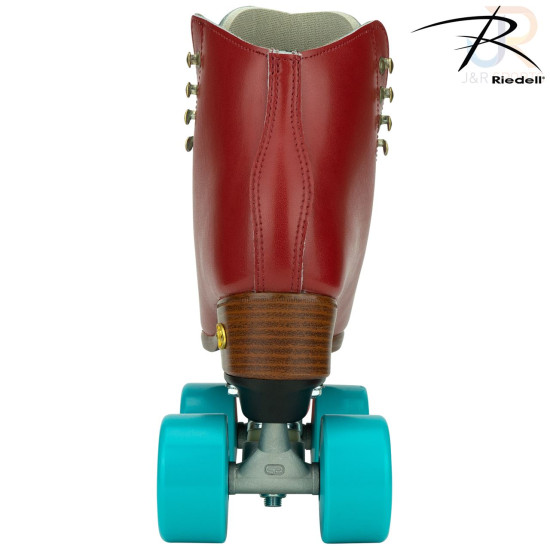 Riedell Outdoor Crew Quad Roller Skates - Crimson Red