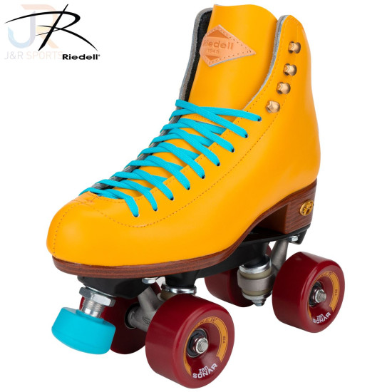Riedell Outdoor Crew Quad Roller Skates - Turmeric Yellow