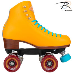 Riedell Outdoor Crew Quad Roller Skates - Turmeric Yellow