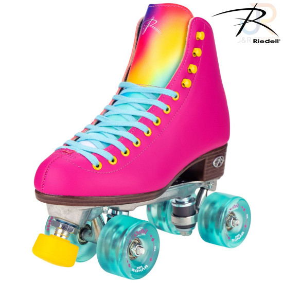 Riedell Outdoor Orbit Quad Roller Skates Orchid