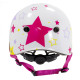 SFR Adjustable Kids Safety Helmet White/Pink