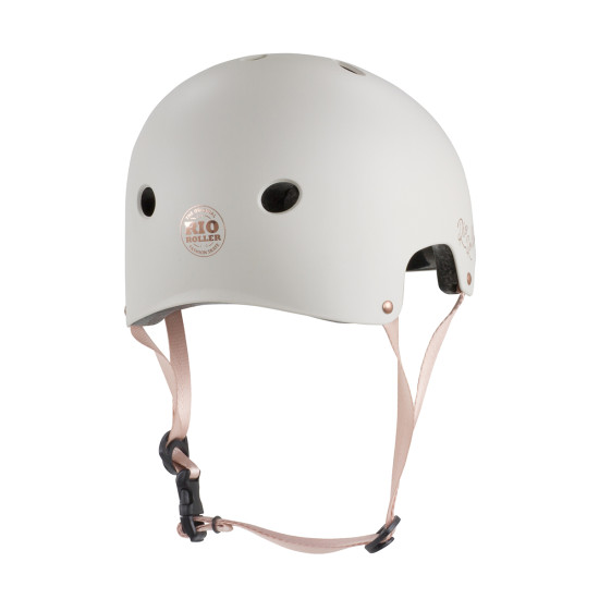 Rio Roller Rose Gold Safety Helmet - Cream