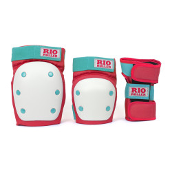 Rio Roller Triple Pad Set - Red/Mint