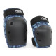 REKD Youth Heavy Duty Double Pad Set Black/Blue