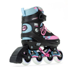 SFR Pixel Adjustable Inline Skates - Blue/Pink