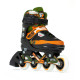 SFR Pixel Adjustable Inline Skates - Green/Orange